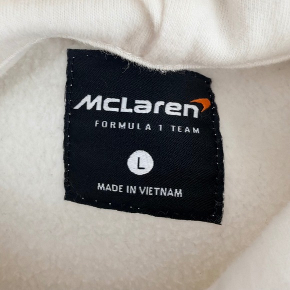 Hollister x McLaren Formula 1 Team Sweatshirt Mens L Racing Hoodie Graphic - Picture 4 of 8